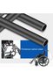 Heavy Duty Bariatric Manual Wheelchair Steel Frame, 24” Extra Wide Seat, 125kg Capacity, Foldable Mobility Chair, Flip-Up Armrests, Inflatable Mag Wheels, Durable Transport Wheelchair - 2