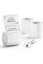 3 Rolls 50 x 30mm Labels for B1 B21 B21 Pro B3S Label Printers Waterproof and Oilproof Customizable Editable for Home, School and Office