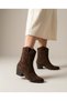 Brown Suede Women's Cowboy Boots - Women's Western Boots