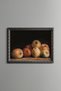 Red Apples on a Dark Background - Vintage Patterned Painting - Fine Model