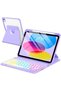 غطاء مع لوحة مفاتيح عربية لجهاز iPad الجيل الحادي عشر والعاشر 11/10.9