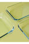 3 Piece Oven Tray Set - Made Of Glass - Rectangle - Large - - 3