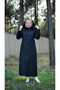 6008 Quilted Coat with Fish Scale Detail - 7
