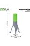Automatic Non-Stick Pan Mixer, Triangle Egg Whisk, Automatic Stirrer, 3 -Speed Adjustable Automatic - 5