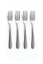 16-Piece Hammered Stainless Steel Cutlery Set for 4 | Silver - 5