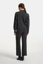 Women's Anthracite High-Neck Sweater Pantalon Double Knitwear Set - 3
