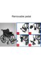 Heavy Duty Bariatric Manual Wheelchair Steel Frame, 24” Extra Wide Seat, 125kg Capacity, Foldable Mobility Chair, Flip-Up Armrests, Inflatable Mag Wheels, Durable Transport Wheelchair - 7