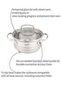 9 Piece Triply Bottom Stainless Steel Cookware Set, set incl - 3