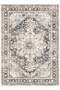 Carpet Rug Anti-Slip- Size- 183 x 275 (6 x 9 ft) | Color- Black & Purple Khaki |Retro Boho| Ideal as Carpets for Living room, Bedroom & Office