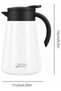 880ml Double-Walled Stainless Steel Thermal Carafe, Vacuum-I - 4