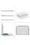 متوافق مع حافظة MacBook Pro مقاس 13 بوصة M2 M1، فروست - 5