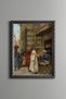 Strict Bargaining - Vintage Patterned Painting - Fine Model