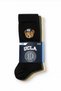 Cullen 3-Piece Black Green Beige Long Cotton Jacquard Standard Fit Unisex Socks - 2