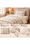 Single Duvet Cover Set 160X220 cm Fitted Sheet 120X200 cm - 3