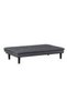 Modern Convertible Sofa Bed in PU Leather, Convertible Recliner for Living Room, 180 x 92 x 81cm, Dark Grey - 4