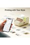 B21 Lable Printer Thermal Label Maker with Tape, Cream White - 5