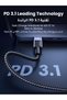 كابل USB C بقوة 240 واط بطول 2 متر، شحن سريع من النوع C لأجهزة الكمبيوتر المحمولة والأجهزة اللوحية والهواتف - 3