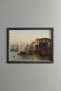 Historical City Canal - Vintage Patterned Painting - Fine Model