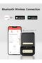 B21 Inkless Label Maker, Portable Thermal Label Printer for Clothing, , Business, Compatible with iOS & Android, with 1 Pack 50x30mm White Label, Black - 2