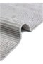 Carpet Rug Woven with Soft Texture |Metro Grid Design - Grey - 3
