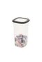 6-Piece Plastic Food Storage Containers with Lids 10.5 x 10.5 x 19 CM - 1350 ML | Airtight Leak-Proof BPA-Free | Kitchen Organizer & Lunch Box - 2