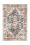 Carpet Rug Anti-Slip- Size- 244 x 305 (8 x 10 ft) | Color- Beige & Blue |Boho Chic| Ideal as Carpets for Living room, Bedroom & Office