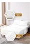 King Size 3Pc Fitted Sheet Set | Soft Microfiber Material | - 3