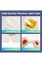 Cable Label Maker Tape 0.98" x 3.07" (25×78mm) Printer Sticker Paper with Self-Adhesive for B21/B3S Label Maker,1 Roll of 100pcs (White) - 5