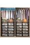 2 Row 6 Tier Shoe Rack,Black Stackable Storage Stand - 6