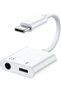محول USB C إلى 3.5 مم للشحن والصوت 2 في 1 لهاتف آيفون 17 برو