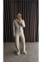 Double Zippered Waist-Fitted Cardigan Knitwear Set