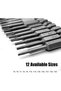 12 PCS Magnetic Torx Head Screwdriver Bit Set,Silver Star Bits - 5