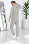 Men's Premium Quality 3-Thread Inner Ribbed Hooded Tracksuit Set - 7