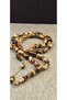 Old German Crimped Amber Rosary – White Gum Resin Coffee Dough Marbled – Czechoslovak Knife Handle Nispeti – Ahmet İlhan Usta Mahir Model – 7.15 X 12.65 mm – Last 3 Pieces - 5
