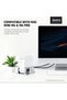 حامل ماك ميني من باسيكس مع حامل لـ SSD، رف عمودي من سبائك الألومنيوم لتركيب الكمبيوتر على المكتب - 2