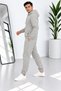 Men's Premium Quality 3-Thread Inner Ribbed Hooded Tracksuit Set - 6