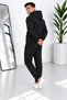Men's Premium Quality 3-Thread Inner Ribbed Hooded Tracksuit Set - 5