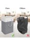 Large Foldable Laundry Basket,with Reinforced Handle(Black Pattern) - 7