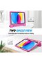 غطاء للأطفال لجهاز iPad الجيل الحادي عشر/العاشر، مع حامل قلم، باللون الأرجواني - 5