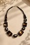 Women's Geometric Bead Detailed Stylish Design Necklace - 2