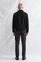 Men's Black Zippered Cashmere Jacket - 4