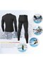 Men's Thermal Underwear Set Winter Base Layer Base Layer Set - 6