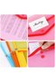 A4 Plastic Wallets, 5 Pcs Popper Wallet Plastic Document Folder Premium Pockets Files Envelope for S - 4
