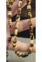 Old German Crimped Amber Rosary – White Gum Resin Coffee Dough Marbled – Czechoslovak Knife Handle Nispeti – Ahmet İlhan Usta Mahir Model – 7.15 X 12.65 mm – Last 3 Pieces - 8