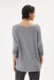 Women's Gray Italian Heart Patterned Sequined Lycra Knitwear Sweater 40 - 46 Size - 5