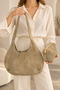 Viona 100% Genuine Leather Stylish, Modern Design Suede Hand and Shoulder Bag with Puppies - 4