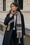 Double-Sided Winter Shoulder Shawl Scarf 180X45 cm