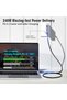 كابل تمديد ثاندر بولت 5 بطول 1 متر (3.3 قدم) USB 4 فائق السرعة 80 جيجابت في الثانية للبيانات، شحن سريع 240 واط، دعم 16K - 5
