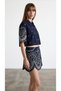Women's Shirt Gml00732 Navy Blue - 3