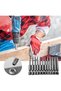 12 PCS Magnetic Torx Head Screwdriver Bit Set,Silver Star Bits - 7